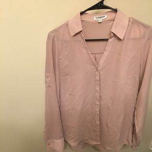 Express portofino shirt (slim fit) in rose